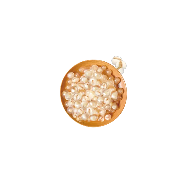 Freshly prepared Barley Popping Pearls in a bowl